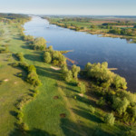 Luftbild: Elbe bei Tiessau