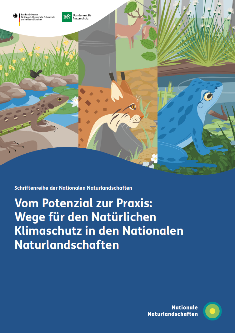 Publikation "Vom Potenzial zur Praxis: Wege für den Natürlichen Klimaschutz in den Nationalen Naturlandschaften"